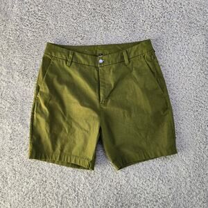 lululemon athletica Olive Green Men's Flat Front Shorts
